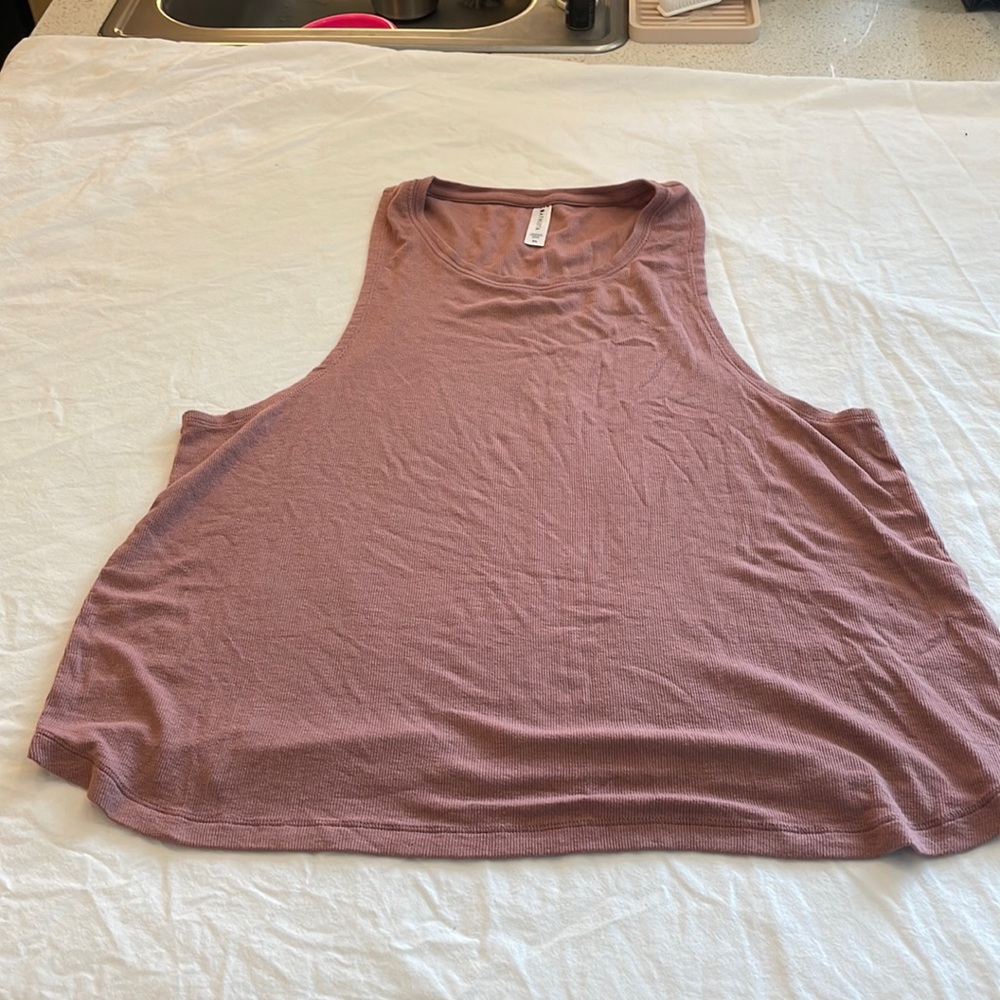 ATHLETA sleep tank dusty rose xl